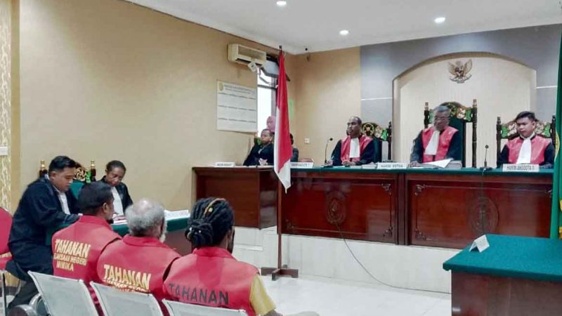 Tiga Aktivis KNPB Didakwa Melakukan Pidana Makar