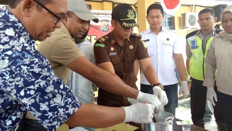 Kasus Narkoba di Timika Naik Signifikan Selama 2019