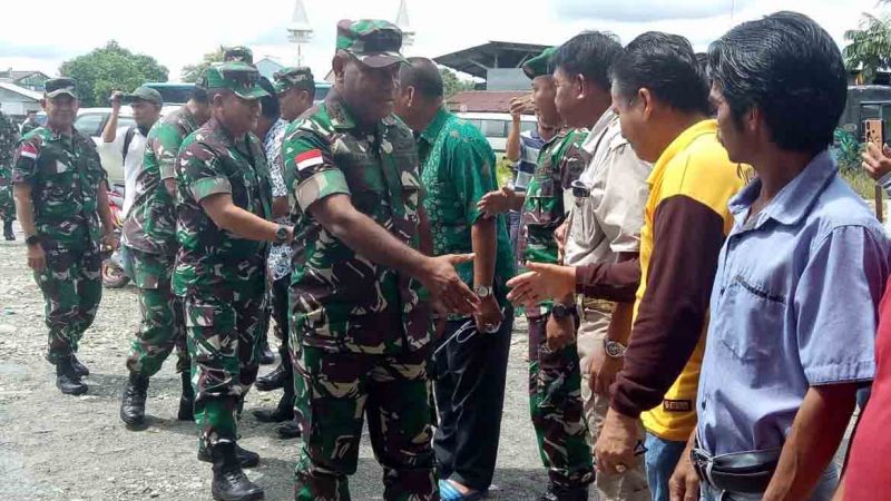 Pangdam Cenderawasih Temui Pengungsi Wamena-Ilaga di Timika