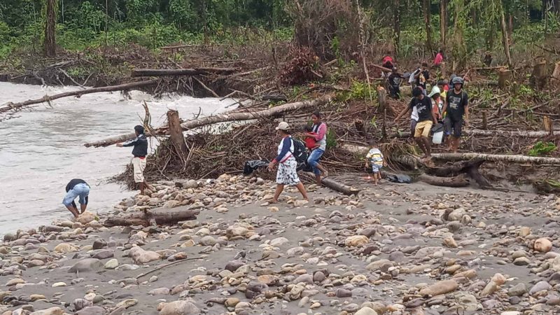 Pasca Jalan Putus di Kali Pinda Pinda, Warga Butuh Jalan Darurat