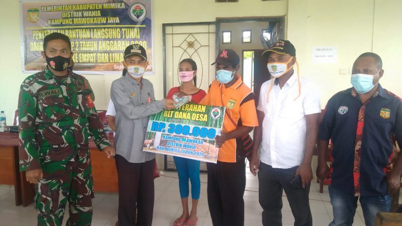 Kampung Mawokauw Jaya Salurkan BLT-DD Tahap II Bagi 146 KK