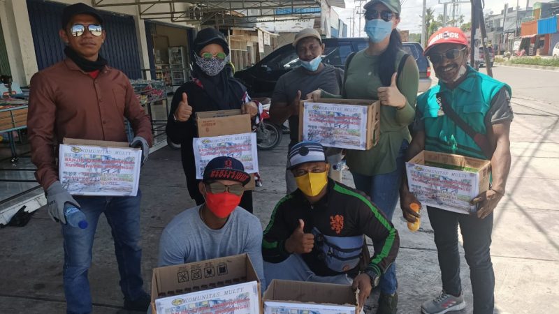 Komunitas Multyfit Gym Galang Dana Musibah Distrik Mimika Tengah