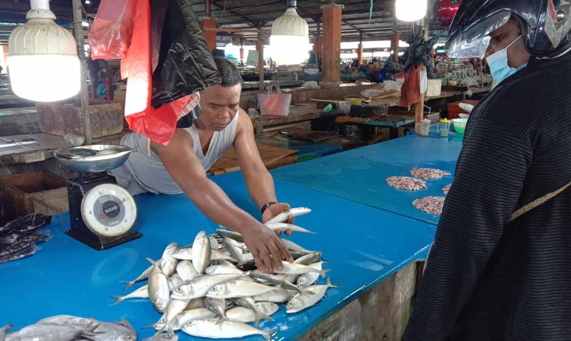 Dua Minggu ini Agen Belum Pasok Ikan ke Pedagang Pasar Sentral