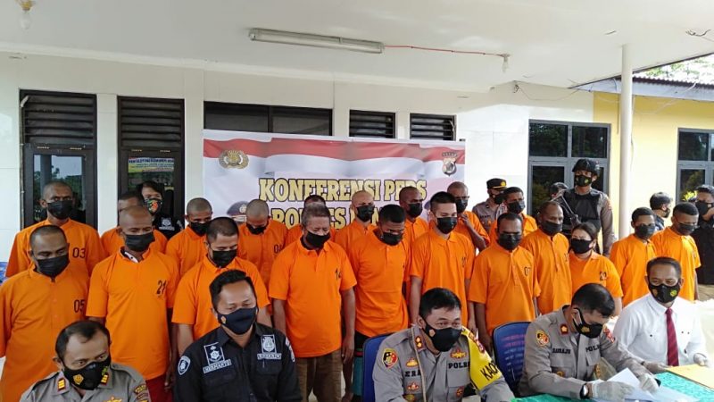 Bulan Ini Reskrim Polres Mimika Berhasil Amankan 20 Pelaku Curanmor