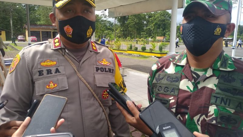 Personil Kodim dan Polres di Mimika Telah Divaksin Covid-19 