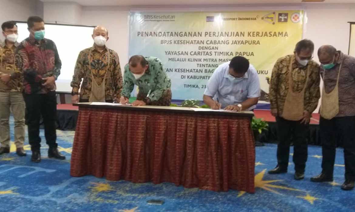 YCTP Daftar 10 Ribu Masyarakat 7 Suku Mimika Sebagai Peserta JKN-KIS