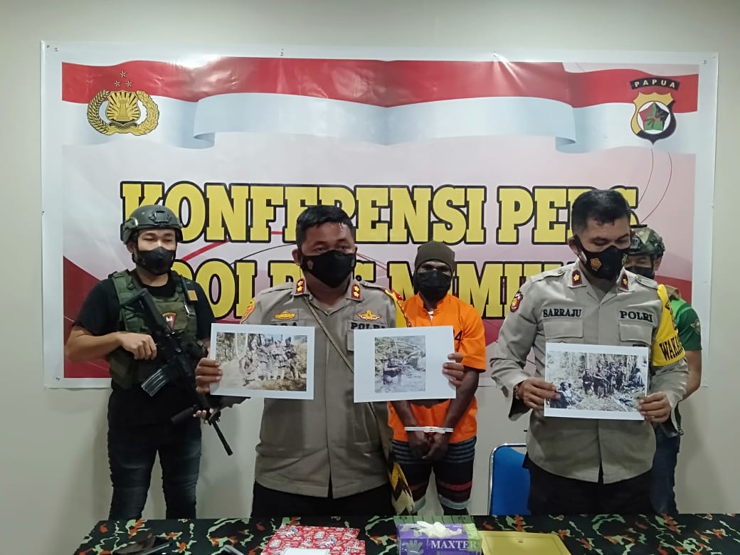 Anggota Kriminal Bersenjata Dibekuk di Timika