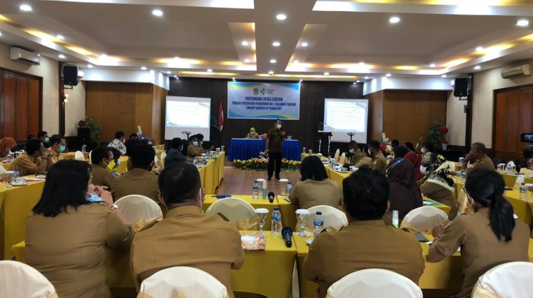 Pertemuan Lintas Sektor dengan Dinkes bahas soal Penurunan AKI/AKB dan Stunting di Timika