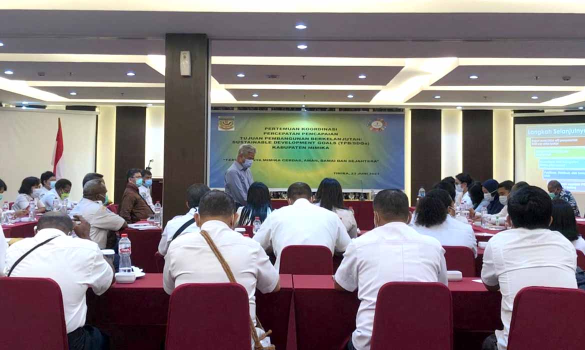 Pemkab Mimika Berkomitmen Melaksanakan Tujuan Pembangunan Berkelanjutan