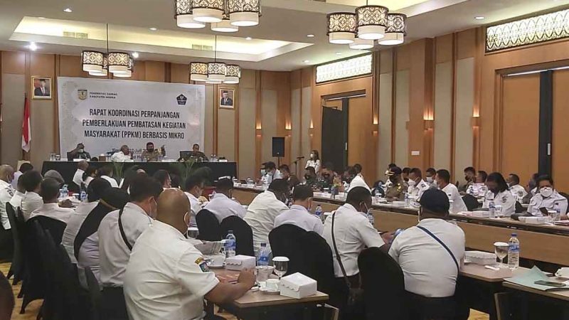 Selama Masa PPKM, Bupati Larang Pimpinan OPD Keluar Daerah