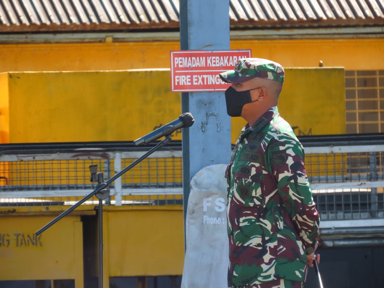 Dandim Pimpin Apel Gelar Pasukan Pengamanan Kunker Panglima TNI dan Kapolri