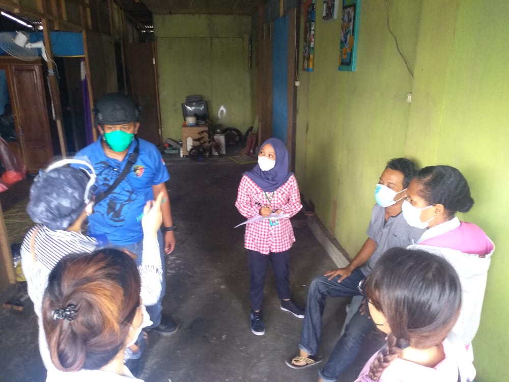 Polres Mimika Gelar Gerai Vaksin Mobile Bagi Pelaku Usaha di Jalan Budi Utomo
