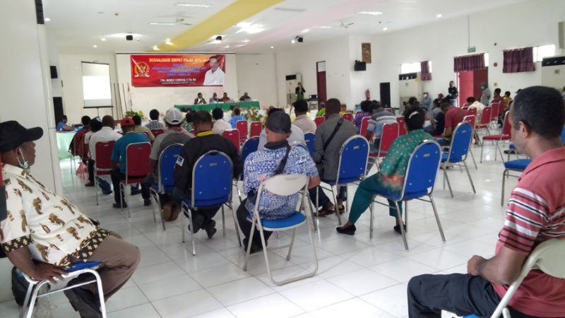 Sosialisasi 4 Pilar Kebangsaan Oleh Anggota MPR RI Pdt Ruben Uamang, Tentang Pentingnya Rasa Nasionalisme