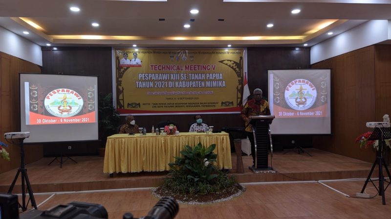 4 Poin Penting Dibahas Pada Technical Meeting ke-V Pesparawi XIII Se-Tanah Papua