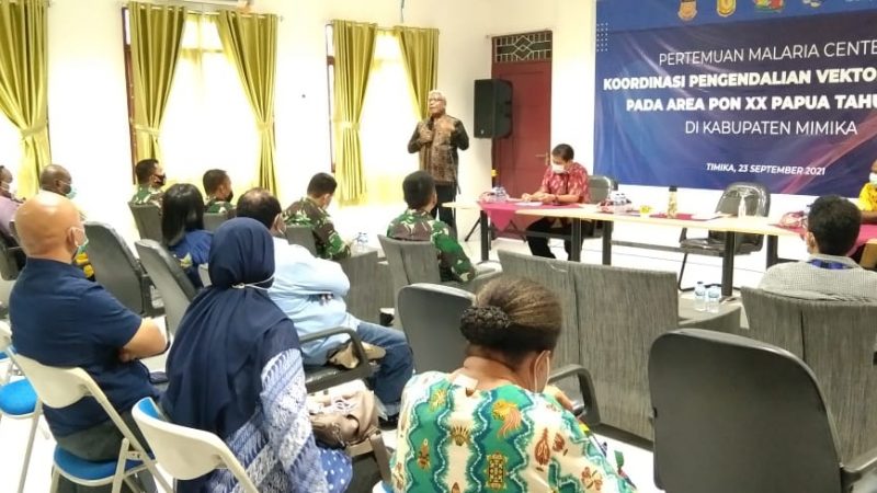 Dinkes dan Tim Malaria Center Mimika Siap Antisipasi Penularan Malaria Bagi Atlet PON XX