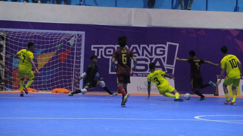 Sempat Tertinggal, Tim Futsal Sulsel Akhirnya Menang 4-1 Atas Maluku Utara