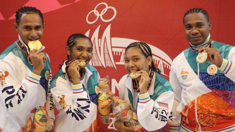 Empat Pejudo Papua Nomor Nage No Kata dan Ju No Kata Sumbang Emas