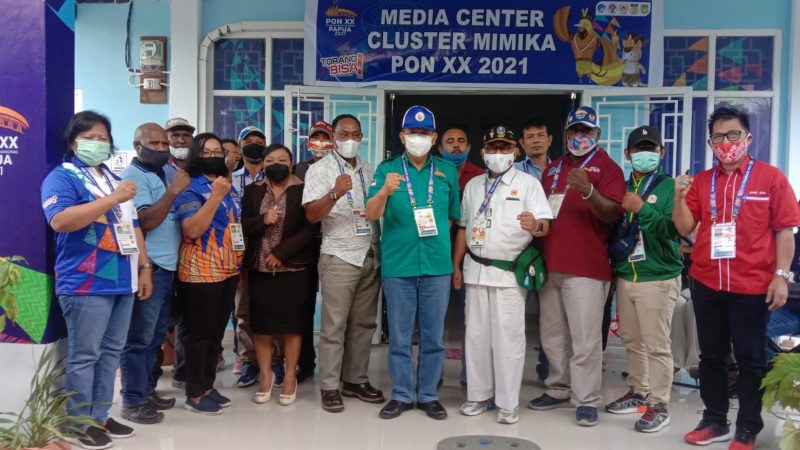 Media Center Humas dan PPM PON XX Papua Klaster Mimika Diresmikan