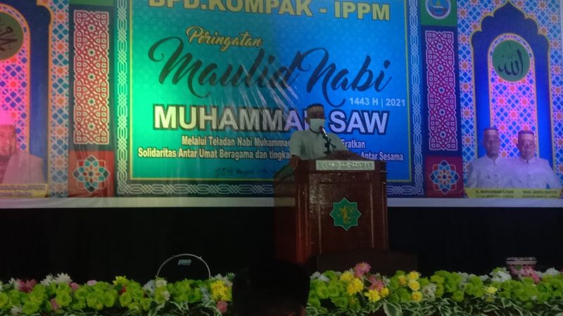 Gelar Maulid Nabi Muhammad SAW 1443 H, Ketua Kompak Timika  Ajak warganya Teladani Sifat Rasululllah