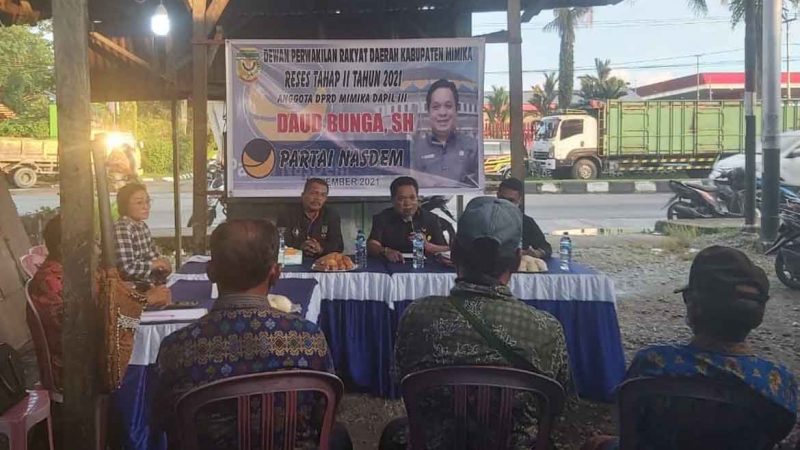 Reses Daud Bunga, Warga Persoalkan Keberadaan Tower Telkomsel