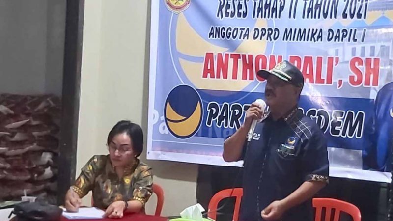Reses II Anthon Pali di Jalan Baru, Warga Usul Perbaikan Jalan Lingkungan