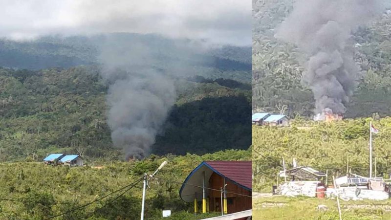 KKB Bakar Sekolah di Kabupaten Pegunungan Bintang