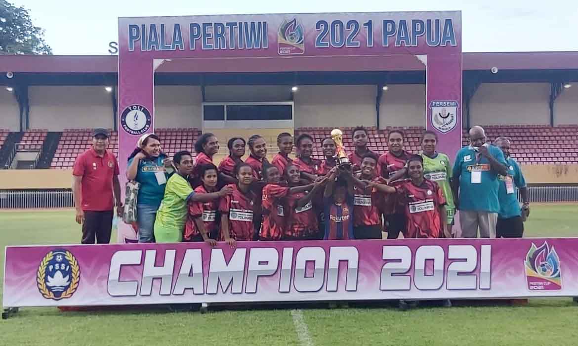 Persitoli Juara Pertiwi Cup 2021, Mimika Runer Up