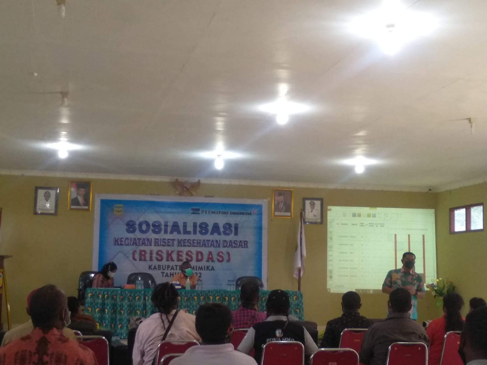 Dinkes Mimika Gelar Sosialisasi Riskesdas di Distrik Kuala Kencana