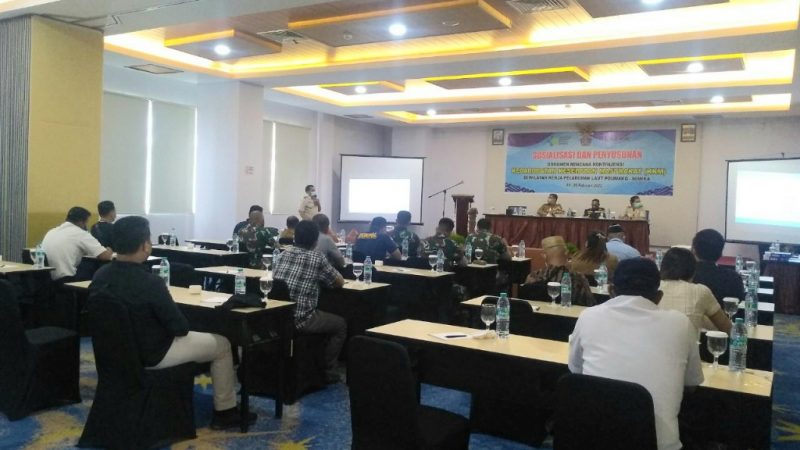 KKP Kelas III Biak Gelar Sosialisasi dan Penyusunan Rencana Kontijensi KKM di Mimika