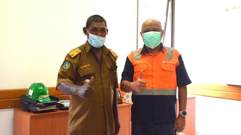 PT Sanggar Sarana Baja Bantu BLK Merah Putih Nawaripi Besi Sisa Pakai