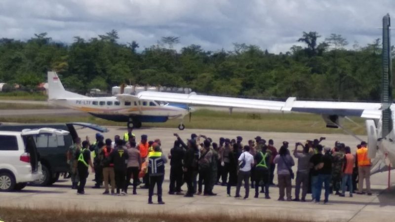 Delapan Jenazah Korban Pembantaian KKB di Beoga Berhasil Dievakuasi ke Timika