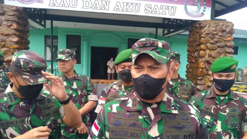 Berkunjung ke Timika Pangdam Tinjau Pengamanan di Objek Vital