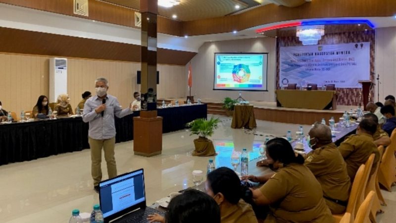 Bappeda Mimika Gelar Rapat Konsultasi Publik Atas Rancangan Kedua Rencana Aksi Daerah Tujuan Pembangunan Berkelanjutan (RAD-TPB) Periode 2020-2024