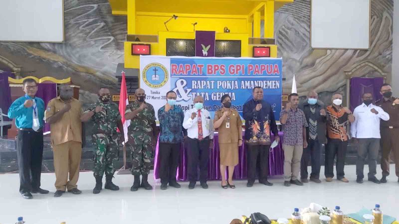 GPI Papua Gelar Rapat Badan Pekerja Sinode dan Pokja Amandemen Tata Gereja