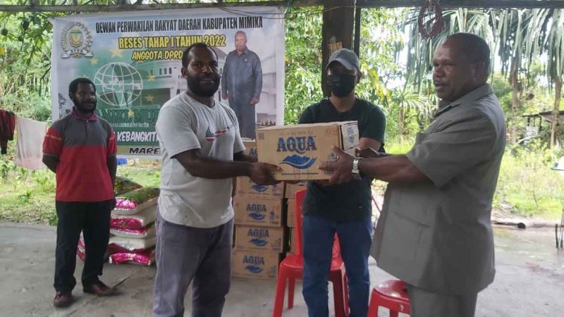 Reses Dapil V, Nathaniel Murib Beri Bantuan Pemuda dan Konfrensi Wilayah GKII