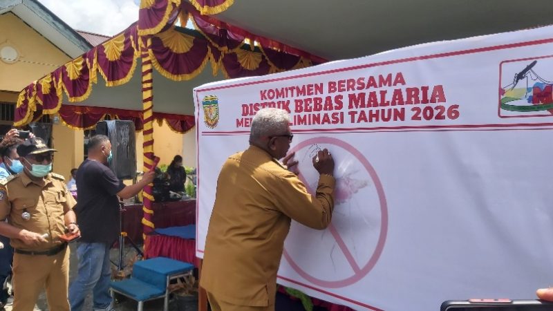 Wabup John Rettob : Butuh Inovasi dan Tekad yang Tulus untuk Eliminasi Malaria di Mimika