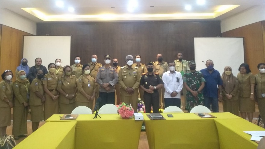 Wabup Mimika Pimpin Rapat Bahas Percepatan Penurunan Stunting di Mimika