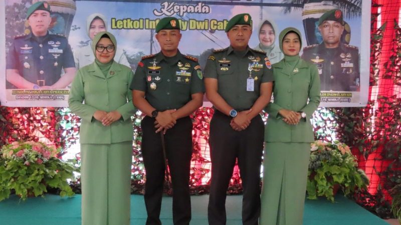Kodim 1710 Mimika Gelar Acara Lepas Sambut Dandim Lama dan Baru