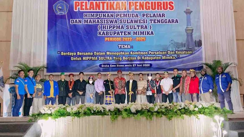 Hippma Sultra Kabupaten Mimika Periode 2022-2025 Resmi Dilantik
