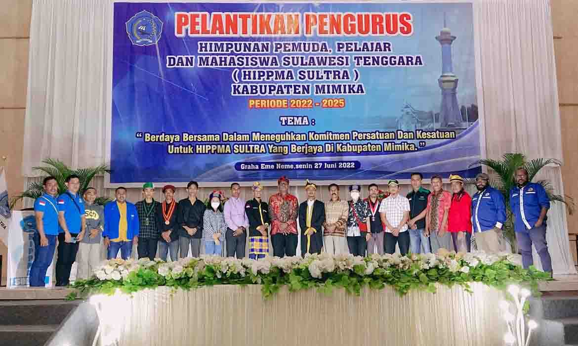 Hippma Sultra Kabupaten Mimika Periode 2022-2025 Resmi Dilantik