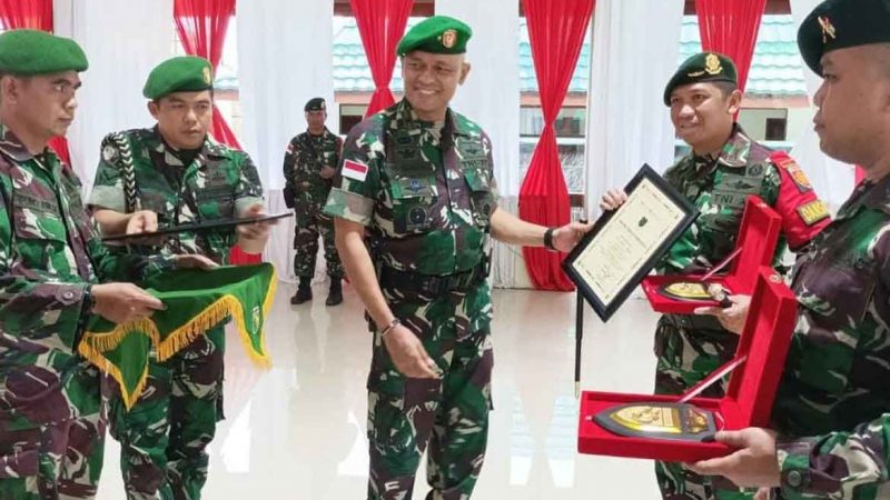 Danrem 172/PWY Pimpin Upacara Pelepasan Satgas Organik Yonif 412/BES dan Yonif Raider Khusus 114/SM