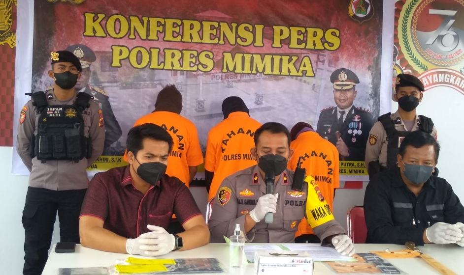 Anak Dibawa Umur Jadi Pelaku Curas dan Curanmor di Timika Berhasil Diamankan Polres Mimika
