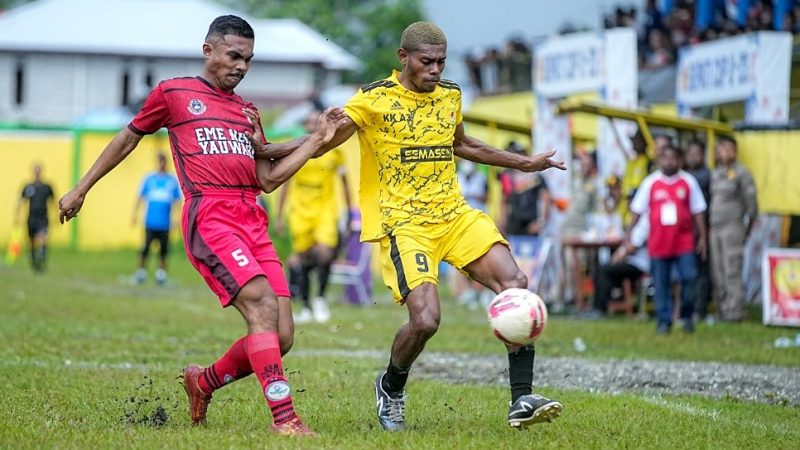 Mimika United Lolos Ke Final Setelah Menang Adu Pinalti Atas Sostar 6-5, Pertandingan Diwarnai Pemukulan Wasit