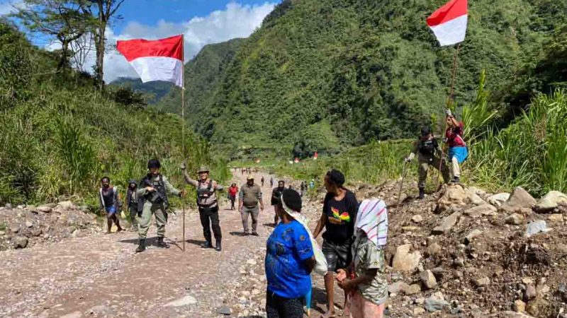 500 Bendera Merah-Putih Dikibarkan di Banti Hingga Opitawak Jelang Peringatan HUT Kemerdekaan RI ke 77