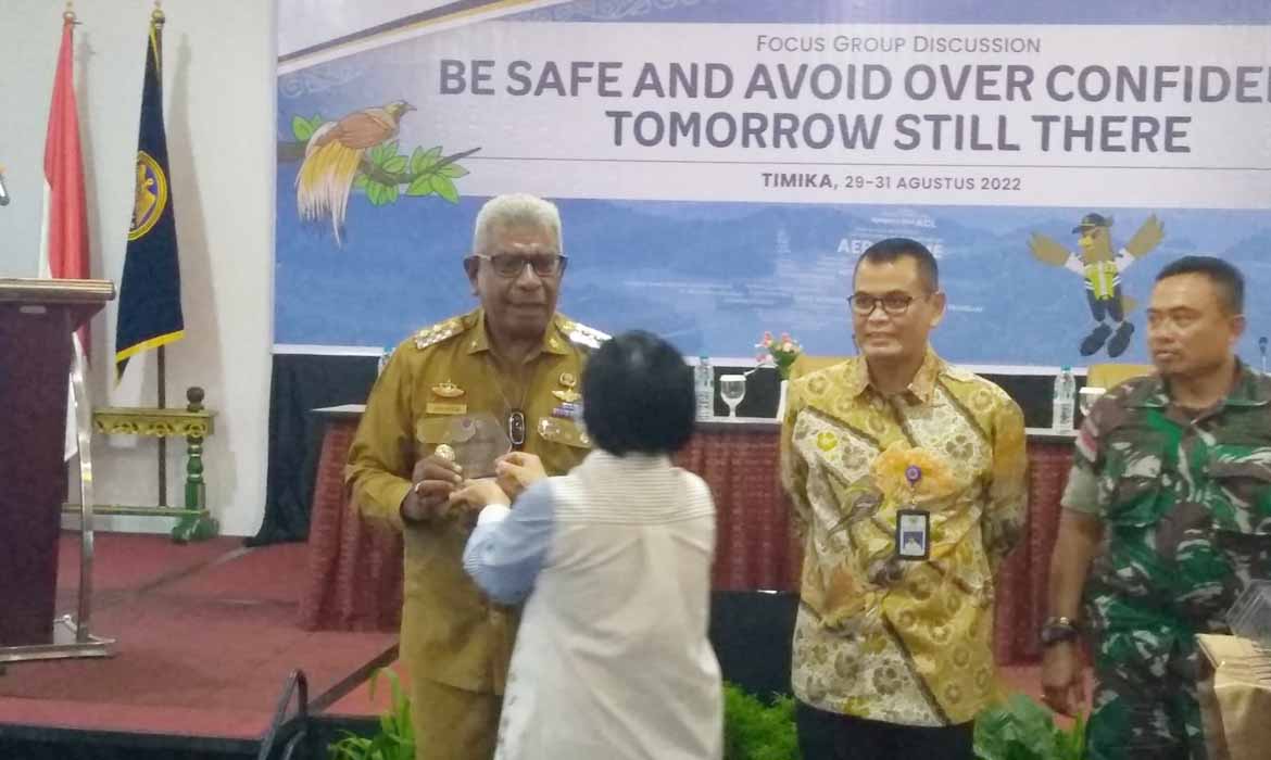Ditjend Perhubungan Udara Gelar FGD ke IX Peningkatan Keselamatan Penerbangan Wilayah Papua, Wabup John Retob Beri Apresiasi Kemenhub-RI