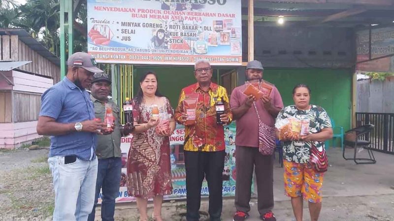Produk Olahan Buah Merah Wakili Mimika di Expo BBI Jayapura, Wabup Bangga OAP Bisa Kembangkan Komoditas Pangan Lokal