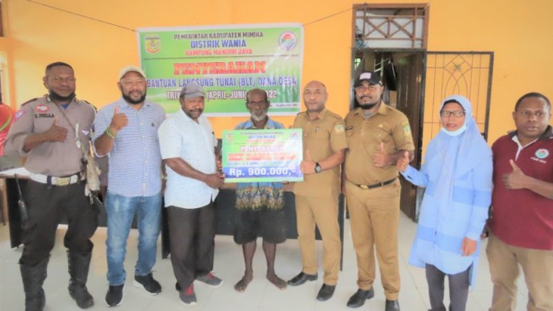 109 KK Kampung Mandiri Jaya Terima Dana BLT Tahap 2