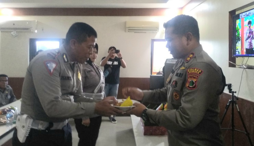 Peringatan HUT Korlantas Polri ke 67, Kapolres Mimika: Kami Berupaya Meningkatkan Kinerja