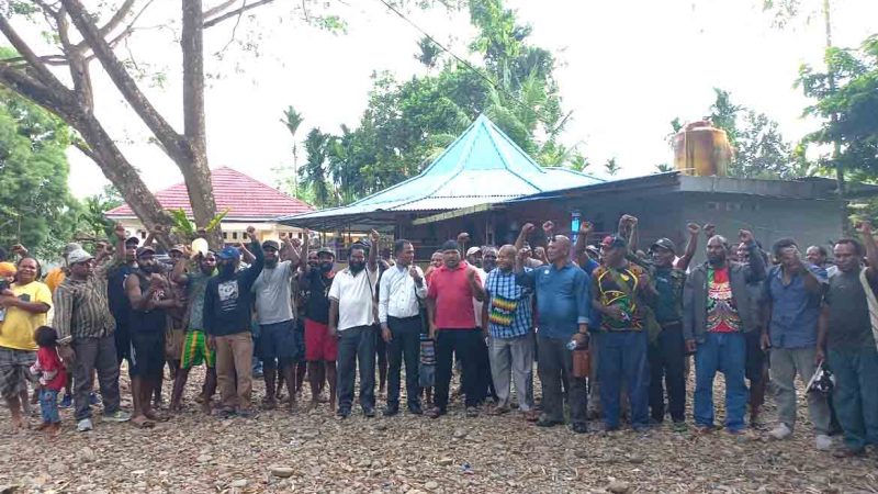 Ratusan Warga Mimika Tolak Provokasi Gereja untuk Bela Tersangka Korupsi Gereja Kingmi
