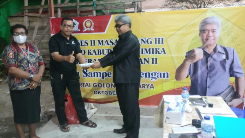 Yan Sampe Gelar Reses di Jalan Mente Serap Aspirasi Masyarakat